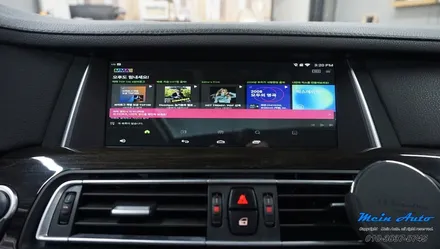 BMW 7시리즈(F02) 셋탑형 안드로이드 네비게이션 M2C-200A 카블릿 설치