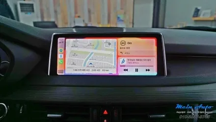 BMW X5(F15) 티맵, 카카오내비 사용 유무선 겸용 애플 카플레이 & 안드로이드 오토 설치