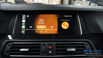 BMW 5시리즈(F10) 티맵, 카카오 내비 사용 무선 애플 카플레이 & 무선 안드로이드 오토 설치 / 경남 창원