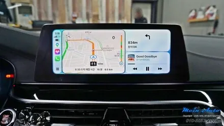 BMW 5시리즈(G30) 무선 안드로이드 오토 사용을 위한 모듈 설치 / 경남 창원