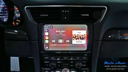 포르쉐 911(991) PCM3.1 무선 애플 카플레이 & 무선 안드로이드 오토 설치 / 경남 창원