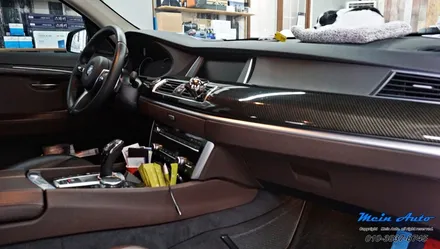 BMW 5GT(F07) 고화질 애플 카플레이와 에코파워팩 S7 보조배터리 시공 / 경남 창원