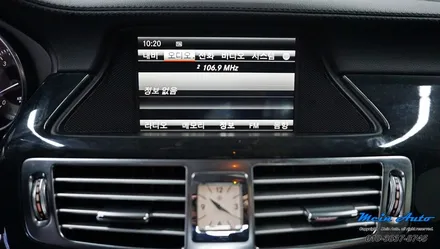 2014년 벤츠 CLS350(W218) 국산 12.3인치 모니터와 안드로이드 네비게이션 M2C-200A Plus / 경남 창원