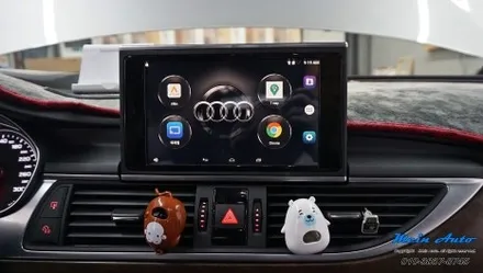 아우디 A6(C7) 순정 MMI 연동 안드로이드 셋탑 네비게이션 M2C-200A 카블릿 설치