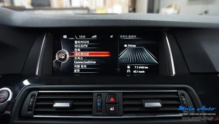 BMW 5시리즈(F10) 티맵, 카카오 내비 사용 무선 애플 카플레이 & 무선 안드로이드 오토 설치 / 경남 창원