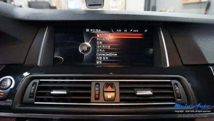 BMW 5시리즈(F10) 14.9인치 안드로이드 올인원 설치 / 경남 창원