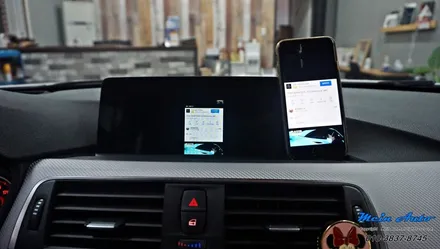 BMW 3시리즈(F30) 고화질 애플 카플레이(CarPlay) 설치 / 경남 창원