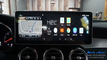 벤츠 GLC250d(X253) 국산 12.3인치 모니터, M2C-200A 플러스 / 경남 창원