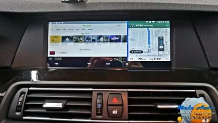 2010년 BMW 528i(F10) 안드로이드 셋탑 M2C-200A, 순정 HUD 연동 / 경남 창원