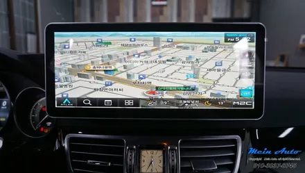 2014년 벤츠 E클래스(W212) 12.3인치 모니터와 안드로이드 네비게이션 M2C-200A / 경남 창원