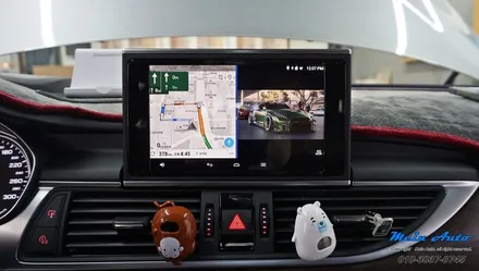 아우디 A6(C7) 순정 MMI 연동 안드로이드 셋탑 네비게이션 M2C-200A 카블릿 설치