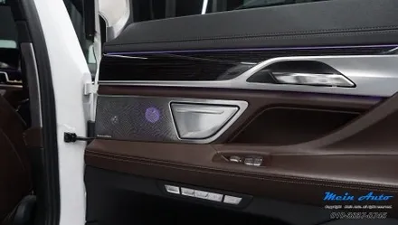 BMW 7시리즈(G11, G12) 14.9인치 안드로이드 올인원 네비게이션, 바우어 앤 윌킨스 스피커 커버 풀 세트