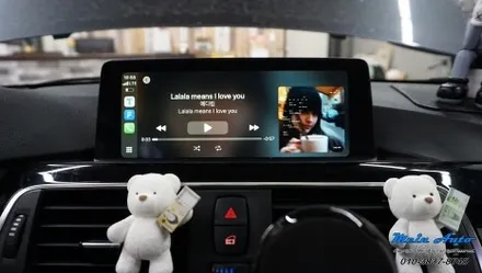 BMW 3시리즈(F30) 티맵, 카카오 내비 사용을 위한 무선 애플 카플레이 & 안드로이드 오토 설치 / 경남 창원