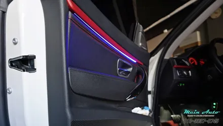 BMW 3GT(F34) 엠비언트 라이트 튜닝과 도어 방음 방진 / 경남 창원