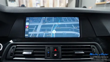 BMW 5시리즈(F10) 528i 아이나비 Z5000Plus 블랙박스, 풀 스크린 고화질 애플 카플레이 모듈 설치 / 경남 창원