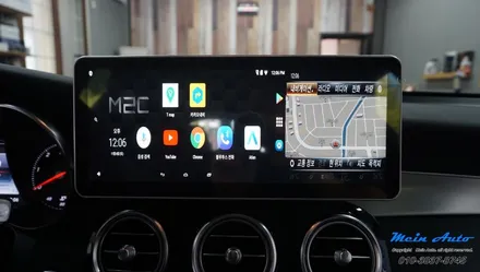 벤츠 GLC250d(X253) 국산 12.3인치 모니터, M2C-200A 플러스 / 경남 창원