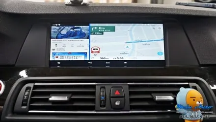 2010년 BMW 528i(F10) 안드로이드 셋탑 M2C-200A, 순정 HUD 연동 / 경남 창원