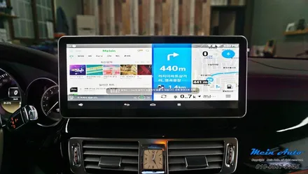 2012 벤츠 W218 CLS클래스 국산 12.3인치 모니터 + 안드로이드 네비게이션 M2C-200A 셋탑 / 경남 창원