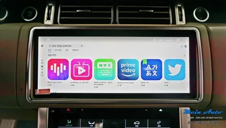 2015년 레인지로버 보그(L405) 12.3인치 안드로이드 올인원, 터치 공조 컨트롤 / 경남 창원