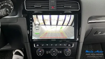 폭스바겐 골프 MK7 10인치 안드로이드 올인원 카나로 X PLUS, 국산 후방카메라 설치
