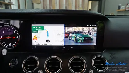 벤츠 E클래스(W213) 안드로이드 네비게이션 M2C-200A 플러스 설치