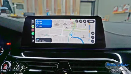 BMW 5시리즈(G30) 무선 안드로이드 오토 사용을 위한 모듈 설치 / 경남 창원