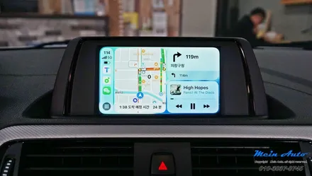 BMW 118d(F20) 애플 카플레이 순정 활성화 코딩 티맵, 카카오 내비, 네이버 지도 사용 / 경남 창원