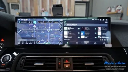 BMW 5시리즈(F10) 14.9인치 안드로이드 올인원 설치 / 경남 창원