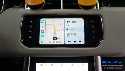 레인지로버 스포츠(L494) 무선 애플 카플레이 & 안드로이드 오토 설치 / 경남 창원