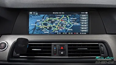 2010년식 BMW 520d(F10) 아틀란 3D 터치 네비게이션 아이머큐리 CSS3 매립 / 경남 창원