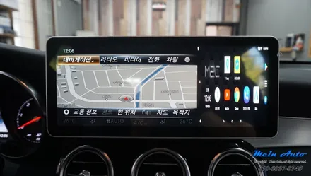 벤츠 GLC250d(X253) 국산 12.3인치 모니터, M2C-200A 플러스 / 경남 창원