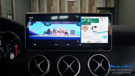 2018 벤츠 X156 GLA클래스 국산 12.3인치 모니터와 안드로이드 네비게이션 M2C-200A 셋탑 / 경남 창원
