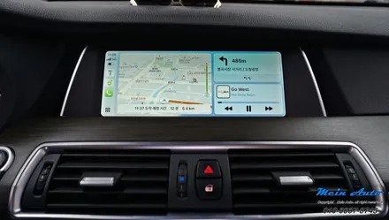 BMW 5GT(F07) 티맵, 카카오 내비 사용을 위한 무선 애플 카플레이 & 무선 안드로이드 오토 설치 / 경남 창원