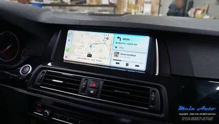BMW 5시리즈(F10) 무선 애플 카플레이 & 안드로이드 오토 설치 / 경남 창원
