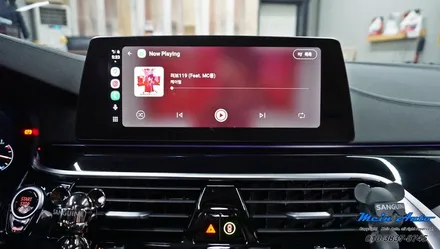 BMW 5시리즈(G30) 무선 안드로이드 오토 사용을 위한 모듈 설치 / 경남 창원