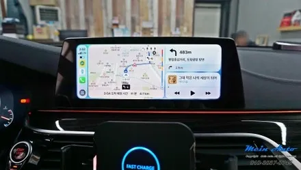 BMW 6GT(G32) 무선 안드로이드 오토 사용을 위한 전용 모듈 설치 / 경남 창원
