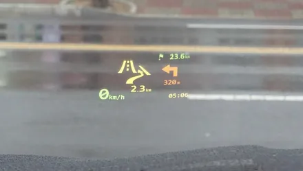 BMW 520d 아틀란 3D 네비게이션 매립과              순정 HUD 연동 / 경남 창원