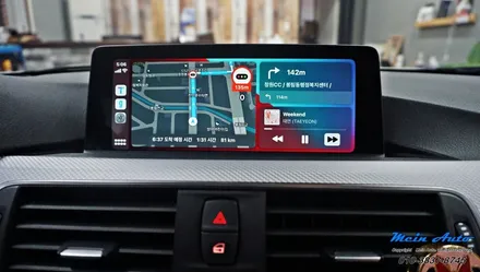 BMW 3시리즈(F30) 고화질 애플 카플레이(CarPlay) 설치 / 경남 창원