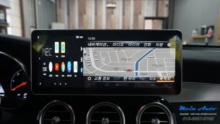 벤츠 GLC250d(X253) 국산 12.3인치 모니터, M2C-200A 플러스 / 경남 창원