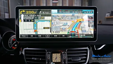 2014년 벤츠 E클래스(W212) 12.3인치 모니터와 안드로이드 네비게이션 M2C-200A / 경남 창원