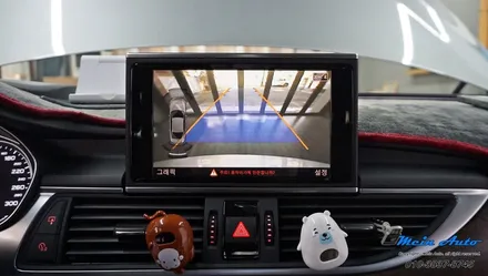 아우디 A6(C7) 순정 MMI 연동 안드로이드 셋탑 네비게이션 M2C-200A 카블릿 설치