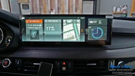 BMW X5(F15) 14.9인치 와이드 스크린 안드로이드 올인원 설치 / 경남 창원