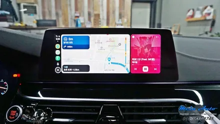 BMW 5시리즈(G30) 무선 안드로이드 오토 사용을 위한 모듈 설치 / 경남 창원