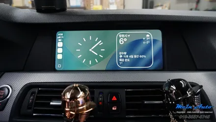 BMW 5시리즈(F10) 무선 애플 카플레이 & 안드로이드 오토 설치 / 경남 창원