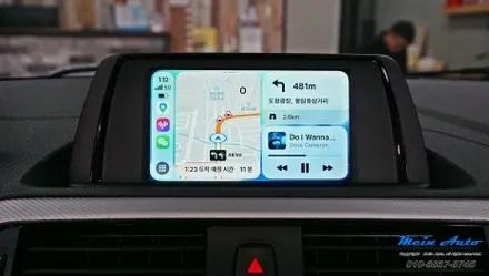 BMW 118d(F20) 애플 카플레이 순정 활성화 코딩 티맵, 카카오 내비, 네이버 지도 사용 / 경남 창원