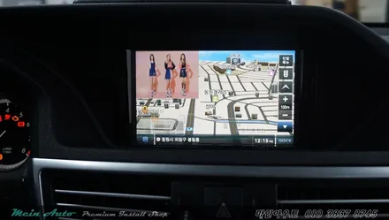벤츠 E클래스(W212) 지니 넥스트 V4 탑재 아이머큐리 CSS3 Light G 장착 / 경남 창원 마산 진해 수입차 벤츠 터치 네비게이션 장착 전문 / 경남 창원
