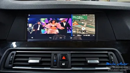 BMW 5시리즈(F10) 528i 안드로이드 셋탑 M2C-200A 카블릿 + 순정 HUD 연동 / 경남 창원