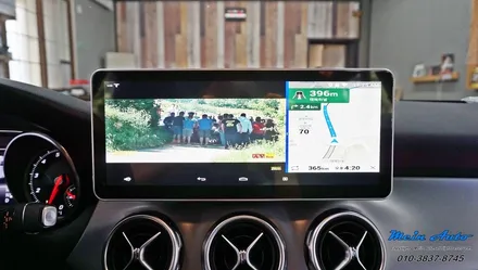 2018 벤츠 X156 GLA220 국산 12.3인치 모니터, 안드로이드 네비게이션 M2C-200A 셋탑 / 경남 창원