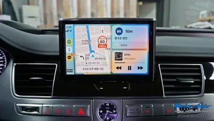 2015년 아우디 A8(D4) 유무선 애플 카플레이 & 안드로이드 오토, 아이나비 Z8000 블랙박스 / 경남 창원