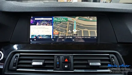 BMW 5시리즈(F10) 528i 안드로이드 셋탑 M2C-200A 카블릿 + 순정 HUD 연동 / 경남 창원